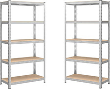 Set Di 2 Scaffali in Metallo