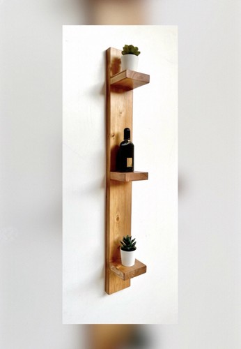 Mensola legno con - in,
