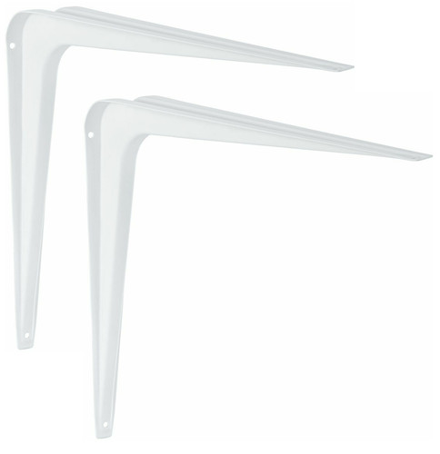 Staffa per scaffale bianco - 2x,