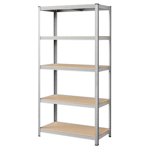 Scaffale metallo mdf 5 - metallo,