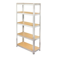 Scaffale Metallo 5 Ripiani MDF