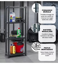 Scaffale in Resina con 4
