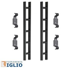 2x Staffe Montanti Cremagliera