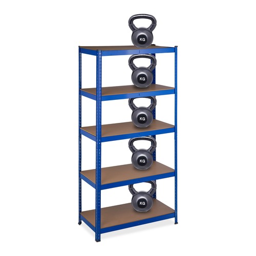 Scaffalatura blu scaffale - scaffalatura, in