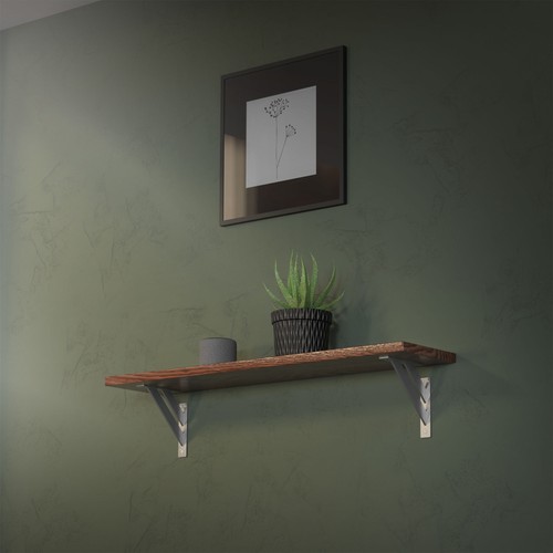 Staffa per scaffale 18 cm - staffa,