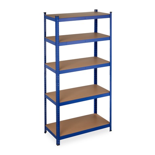 Scaffale 180x90x45 blu - cm, in